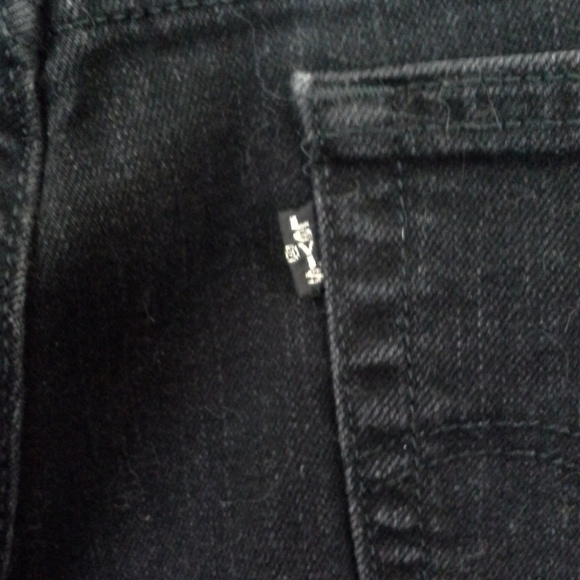 Levis 515 jeans Size 12L Stretch Black Boot cut - Picture 2 of 8